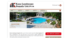 Desktop Screenshot of kasalandscapesupply.com